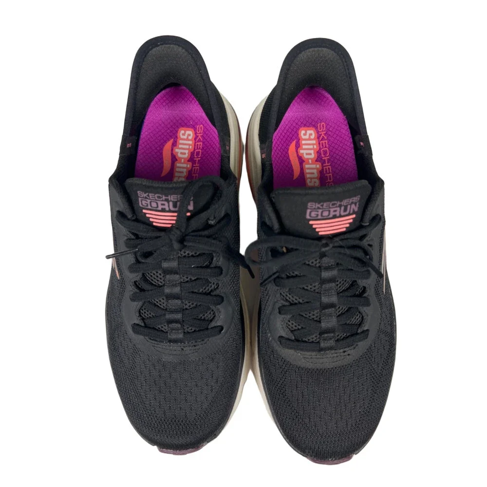 Skechers Women's Black Go Run Arch Fit Slip In Sneakers - 8.5 Wide